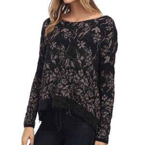 Free People Flower Fields Alpaca Sweater